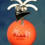 Birdie am Stab orange