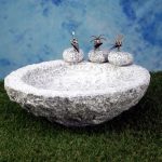Vogelbad in Schalenform +3 Vögele