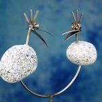 Steinvögel im Dialog