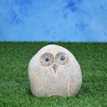 Eule aus Naturstein Höhe 20 cm