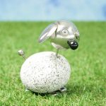 Steintier Hund mit Wackelkopf mini