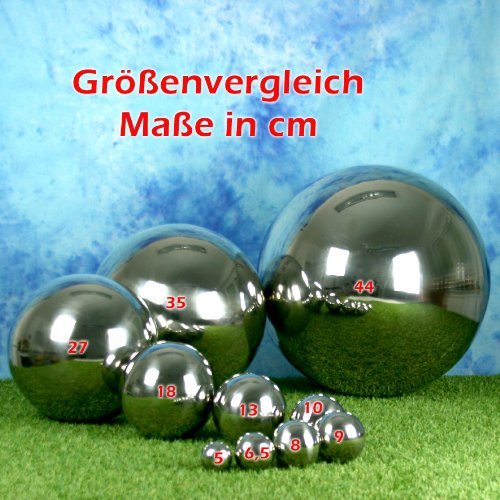 Edelstahlkugeln - 50 x 43 mm Durchmesser – Bild 2