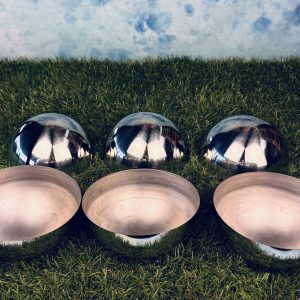 Edelstahl Halbkugeln - 6 x 13 cm Durchmesser