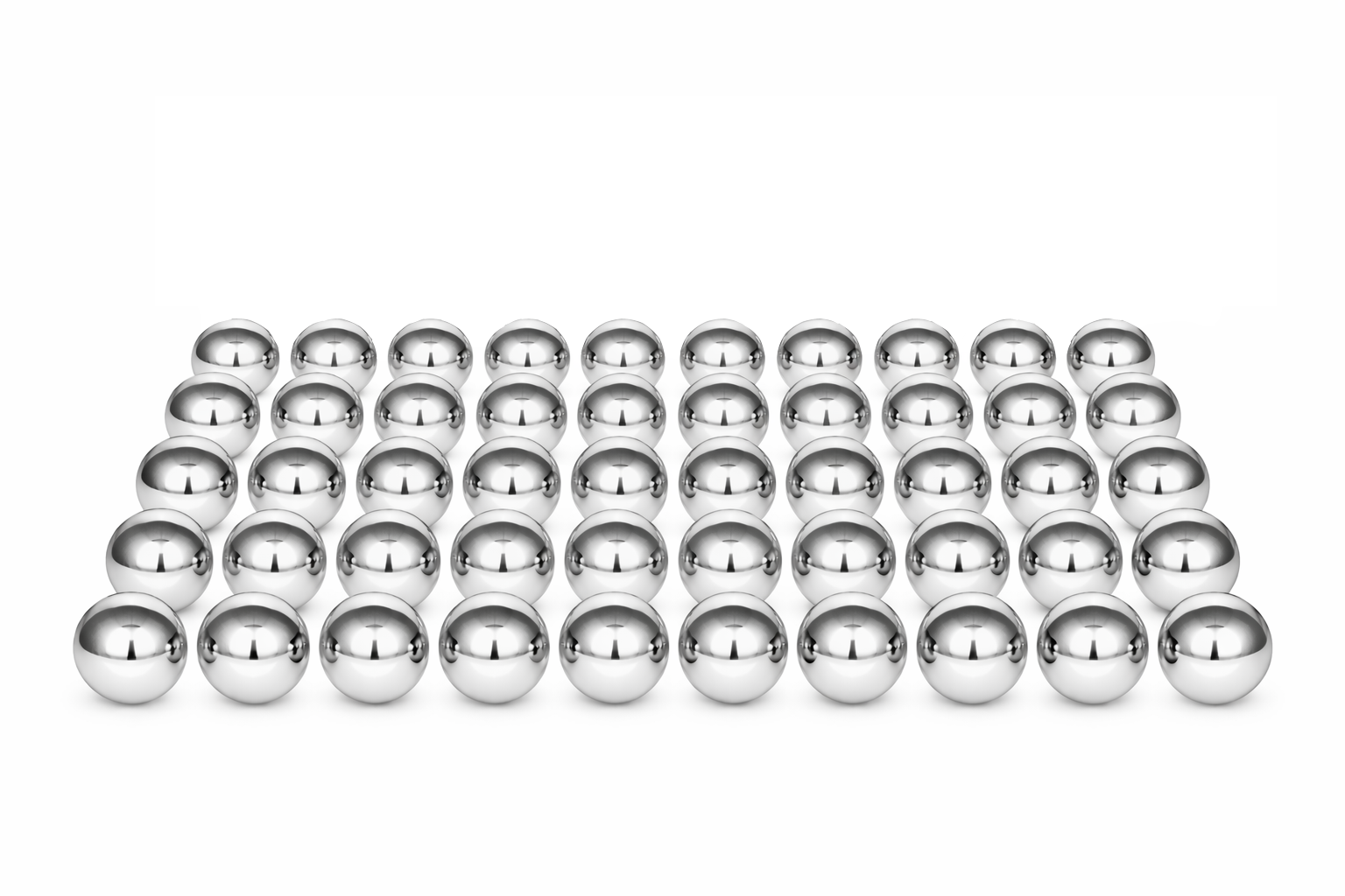 Edelstahlkugeln - 50 x 43 mm Durchmesser